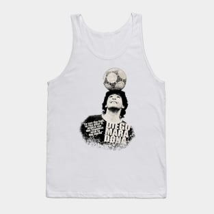 Texture Art of Diego Maradona Tank Top